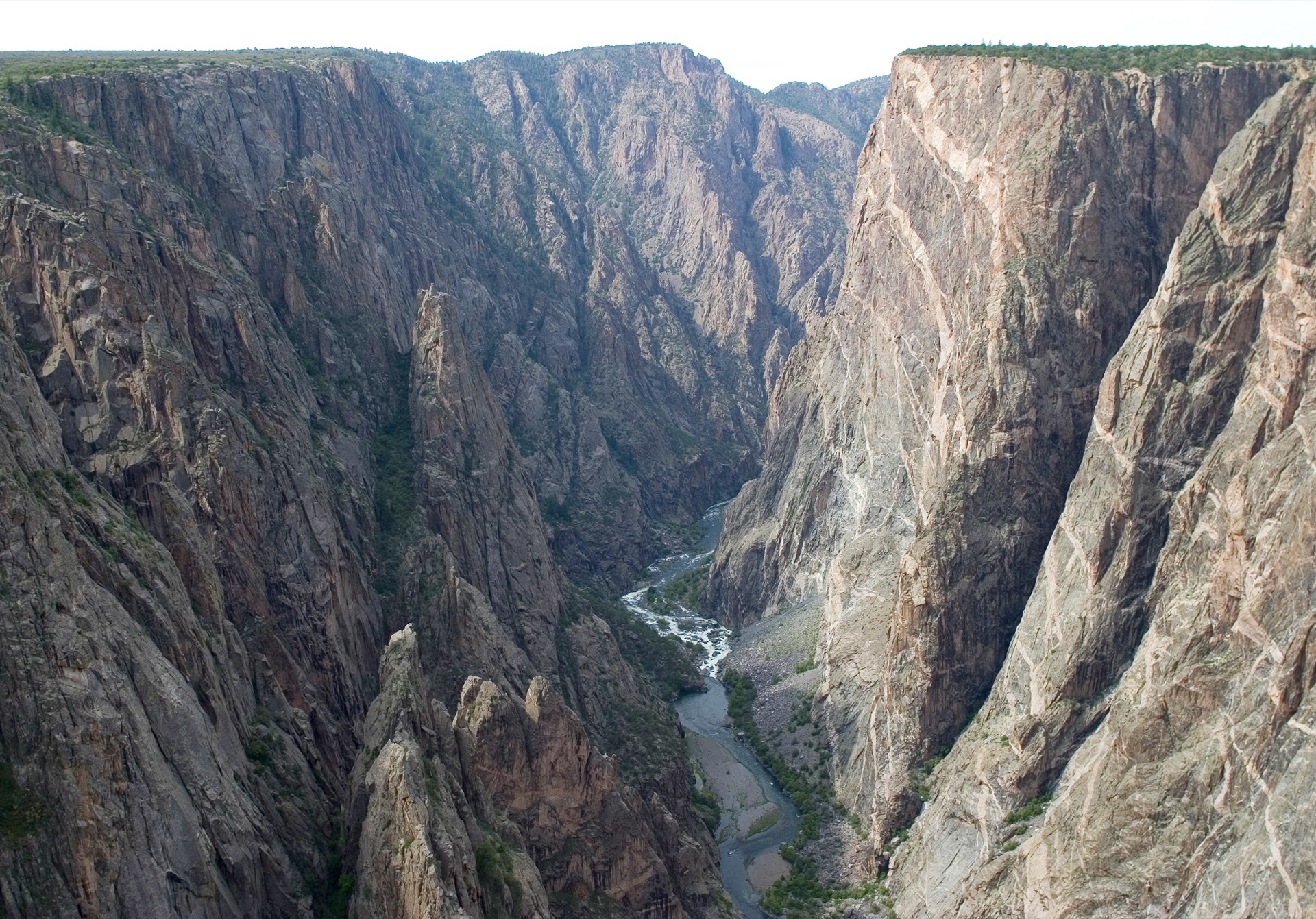 The Painted Wall, Colorado's tallest cliff, Black Canyon of the Gunnison National Park
