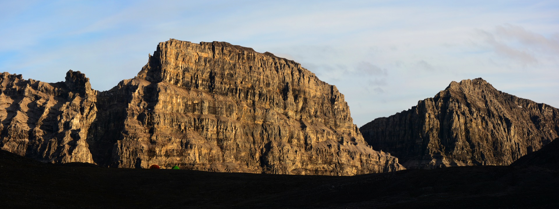 Limestack Mountain in the central Brooks Range, Gates of the Arctic National Park