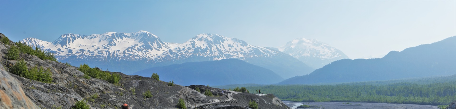 Exit Glacier, the only road-accessible part of Kenai Fjords National Park
