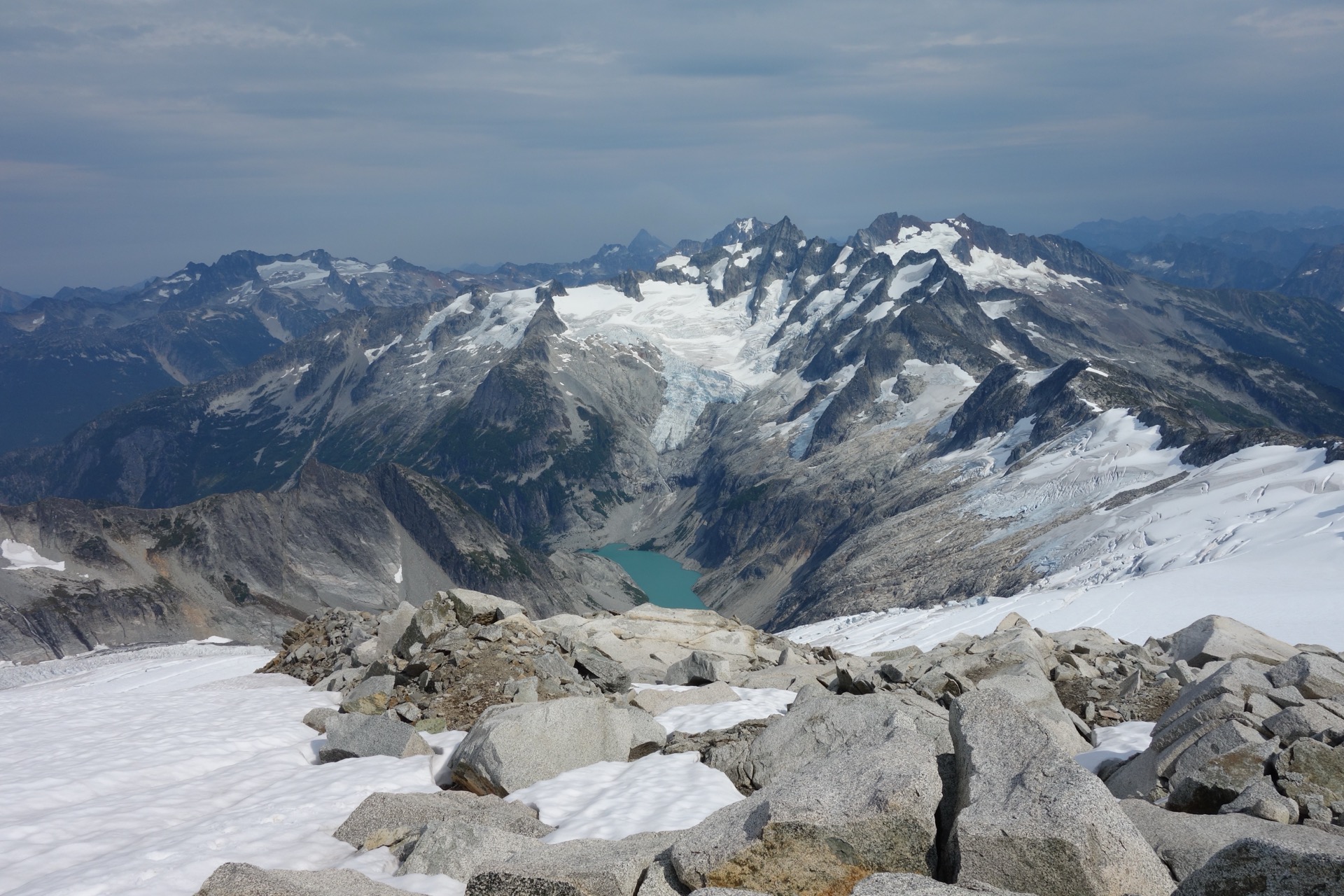Jagged peaks and glaciers, North Cascades National Park