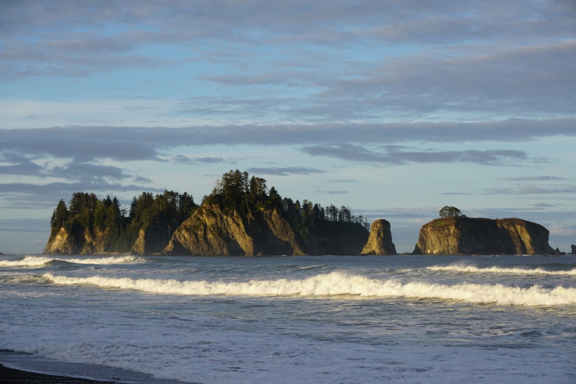 Sea stacks along the Olympic coast, Olympic National Park