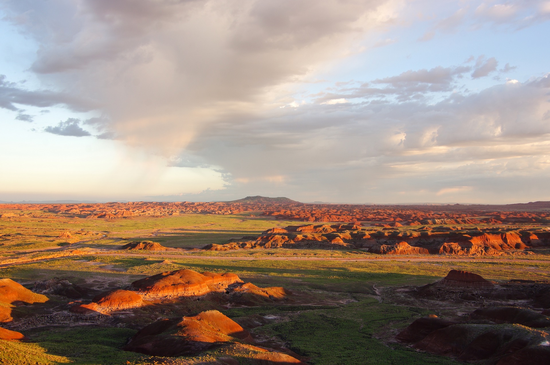 Painted Desert at sunset, Petrified Forest National Park