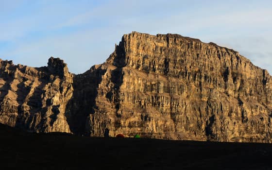 Limestack Mountain in the central Brooks Range, Gates of the Arctic National Park