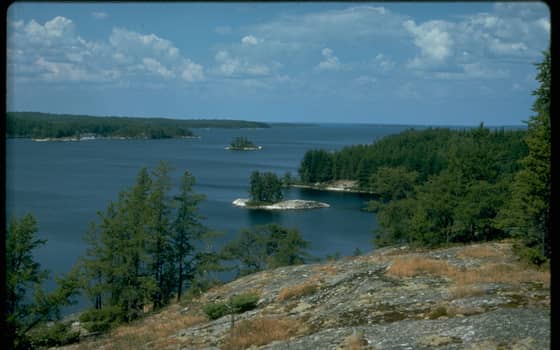 Lake landscape at Voyageurs National Park